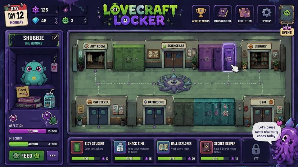 Lovecraft Locker 主线事件 玩法截图 2