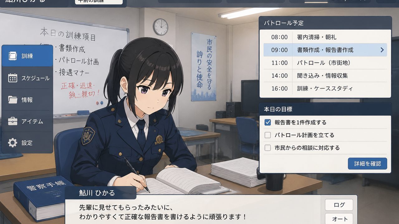 极道无赖EX 女警鮎川光 探索场景 内容截图 2