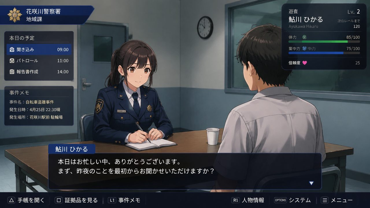 极道无赖EX 女警鮎川光 探索场景 预览图 6