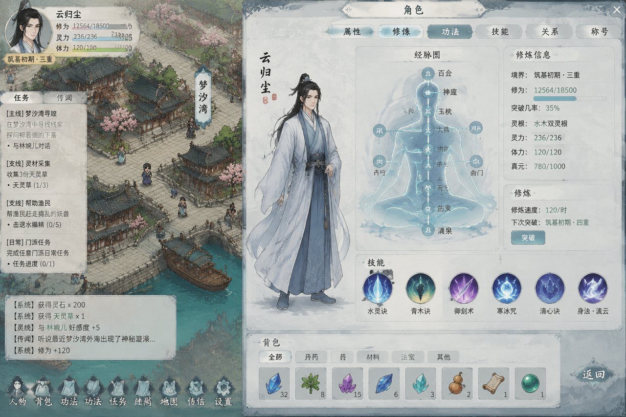 谪仙索欢录 探索场景 内容截图 4
