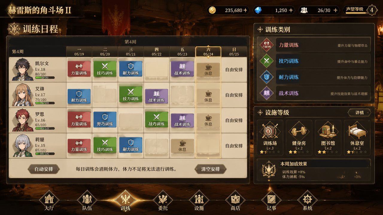 赫雷斯的角斗场Ⅱ 角色路线 玩法截图 2