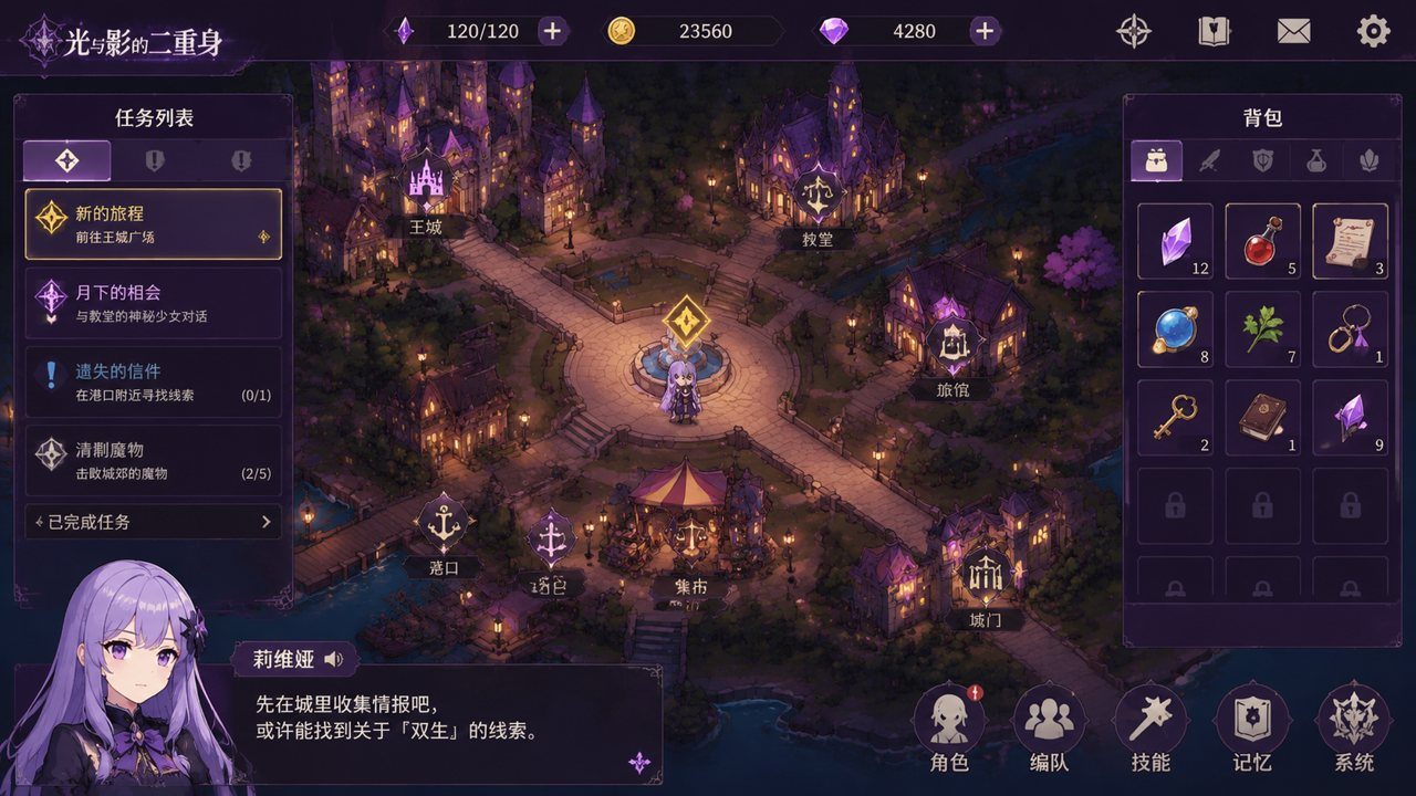 光与影的二重身 多路线剧情 预览图 2