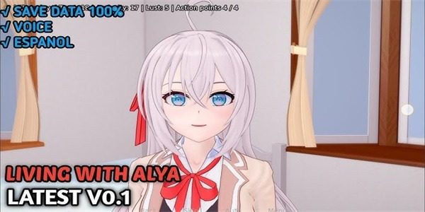 与阿尔雅一起生活 Living With Alya 版 玩法展示 演示图 2